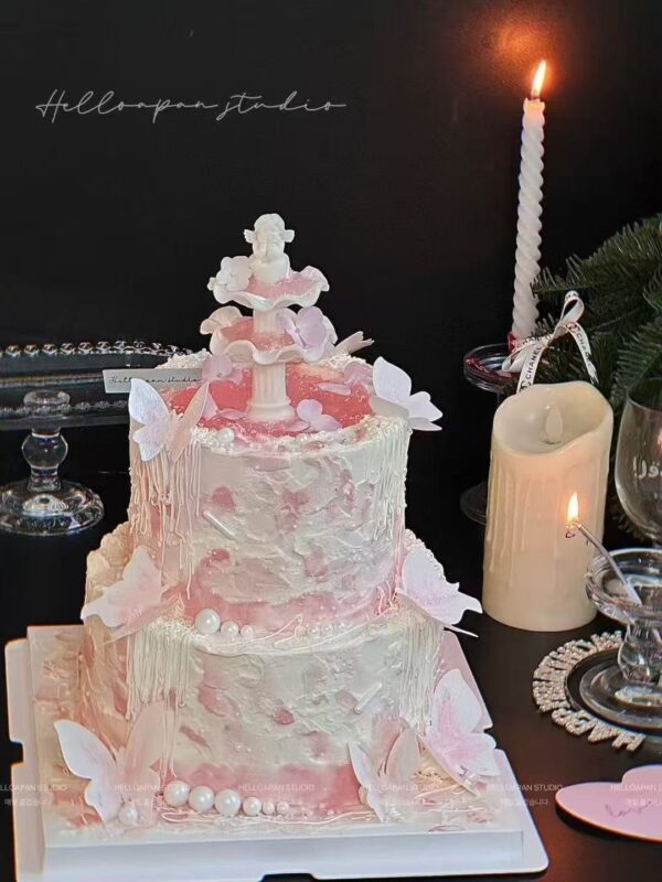 Double-layer Pink Wishing Pool