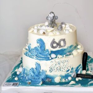 Two-tier Fishing Cake