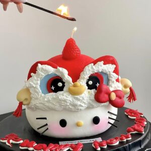 Chinese New Year Cake-Kitty 1