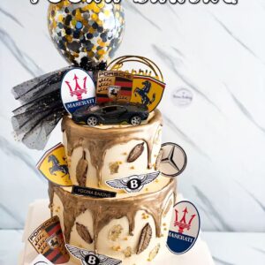 Two-Tier Luxury Car Cake -Customisable Car Model 2