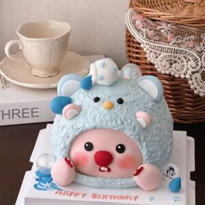Aquarius Loopy Cake