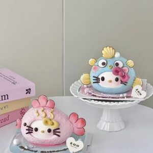 Pisces Kitty Cake