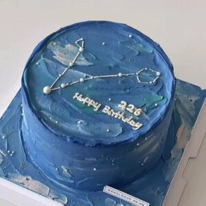 Pisces Star Chart Cake