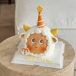 Aries Star Character Cake