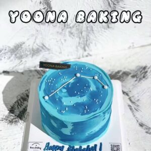 Aries Star Chart Cake