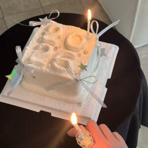 Square Plush New Year Cake