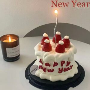 Adorable Glazed New Year Cake