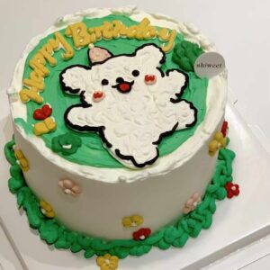 Maltese Hand-Painted Cake