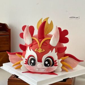 3D Red Loong