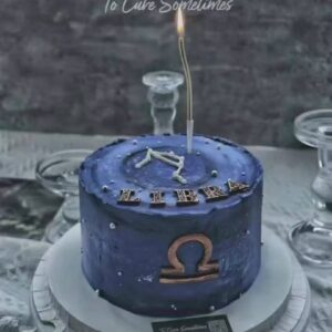 Libra Star Chart Cake