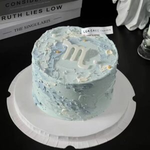 Scorpio Star Chart Cake 2