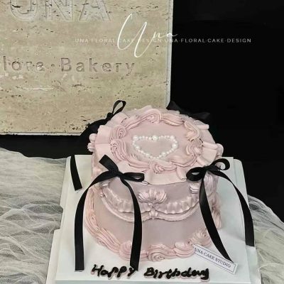 ribbon piped flowers