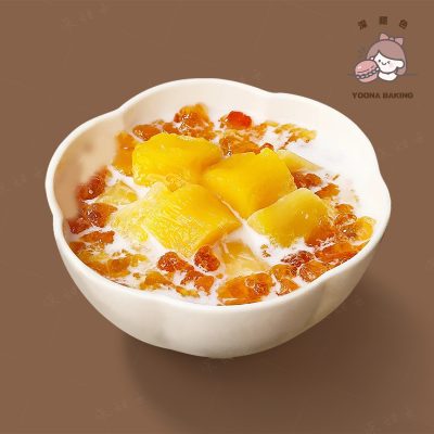 桃胶木薯炖奶